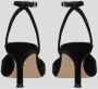 Lola Cruz Zwarte platte schoenen met juweelversiering Black Dames - Thumbnail 4