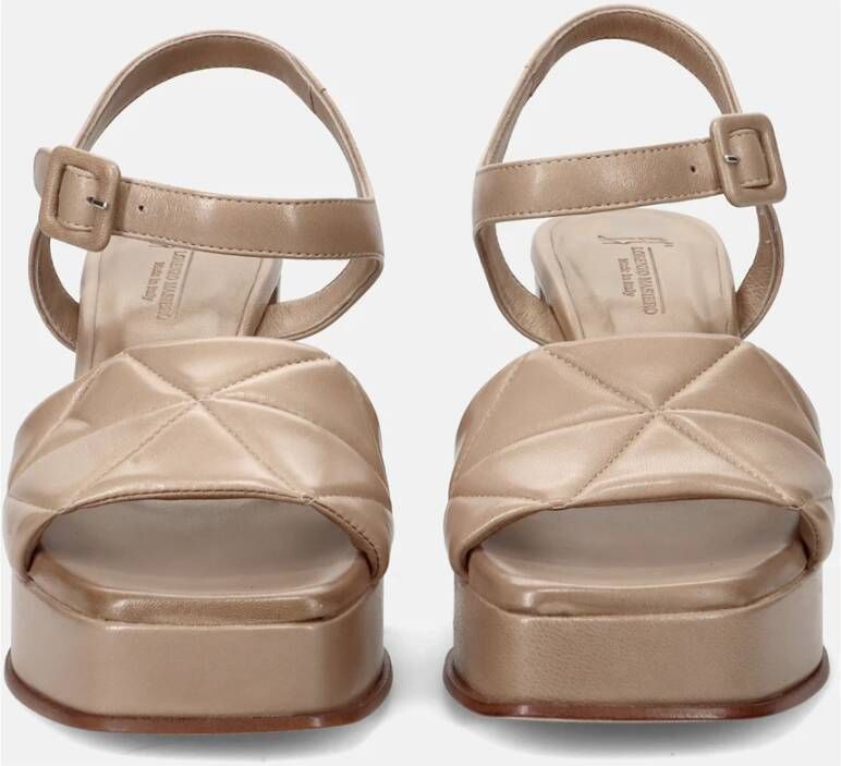 Lorenzo Masiero Dove Grey Sandalen Comfort Stijl Italië Beige Dames