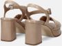 Lorenzo Masiero Dove Grey Sandalen Comfort Stijl Italië Beige Dames - Thumbnail 4