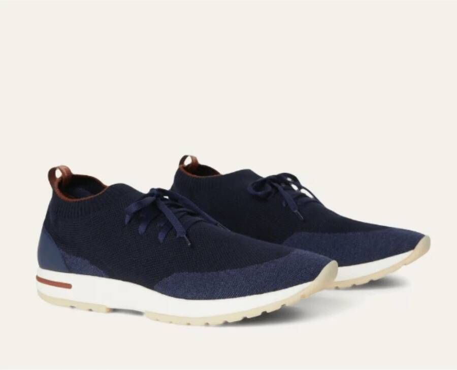 Loro Piana Blauwe Flexy Walk Sneaker Ultra-licht Blue Heren