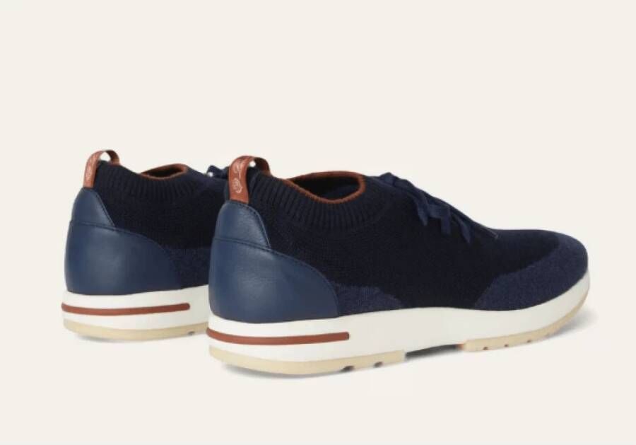 Loro Piana Blauwe Flexy Walk Sneaker Ultra-licht Blue Heren