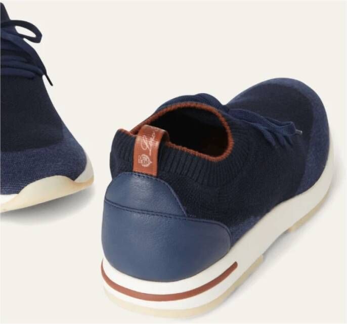 Loro Piana Blauwe Flexy Walk Sneaker Ultra-licht Blue Heren