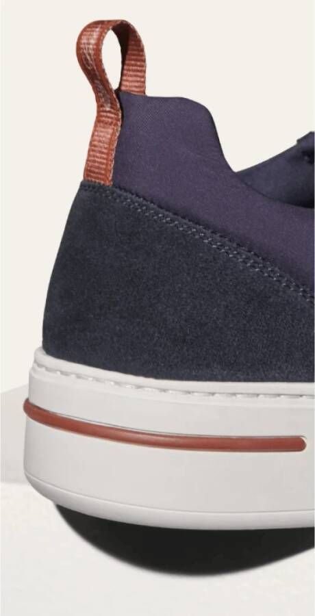 Loro Piana Blauwe Walk Sneakers met Platformzolen Blue Heren