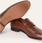 Loro Piana Bruine Klassieke Mocassin met Dubbele Stiksels Brown Heren - Thumbnail 5