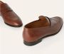 Loro Piana Bruine Klassieke Mocassin met Dubbele Stiksels Brown Heren - Thumbnail 7