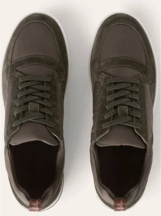 Loro Piana Groene Walk Sneakers met Boxzolen Green Heren