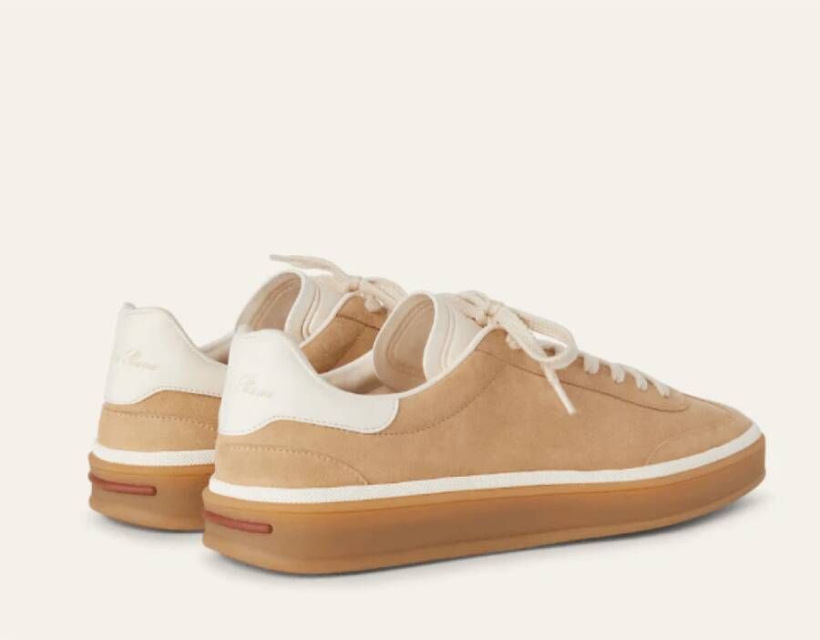 Loro Piana Kummel Tennis Walk Sneaker Caramel Cup Beige Dames