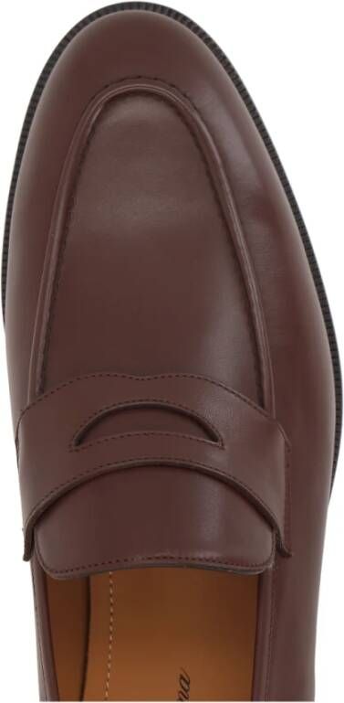 Loro Piana Platte Schoenen Sergio Loafers Brown Heren