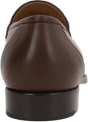 Loro Piana Platte Schoenen Sergio Loafers Brown Heren