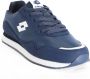 Lotto Blauwe Hardloopsneakers PU Leer Blue Heren - Thumbnail 2