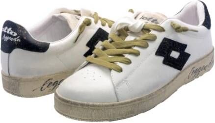 Lotto Witte leren sneakers Autograph Legend PRT 1 White Heren