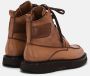 Lottusse Bruine Kalfsleren Harbour Veterschoenen Enkellaarzen Brown Heren - Thumbnail 3