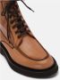 Lottusse Bruine Kalfsleren Harbour Veterschoenen Enkellaarzen Brown Heren - Thumbnail 4