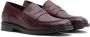 Lottusse Burgundy Calfskin Orwell Band Loafers Mocasin Red Heren - Thumbnail 2