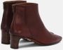 Lottusse Burgundy Calfskin Smithson Zipper Ankle Boots Red Dames - Thumbnail 3