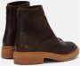 Lottusse Mocha Calfskin Bonaire Zipper Ankle Boots Brown Dames - Thumbnail 3