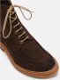 Lottusse Mocha Deer lederen Lace-Up Enkellaarzen Brown Heren - Thumbnail 4