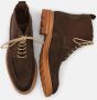 Lottusse Mocha Deer lederen Lace-Up Enkellaarzen Brown Heren - Thumbnail 6