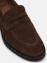 Lottusse Navy Blue Calfskin Baltimore Band Loafers Mocasin Banda Brown Heren - Thumbnail 4