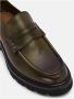 Lottusse Olive Green Calfskin Murphy Band Loafers Mocasin Banda Green Heren - Thumbnail 4