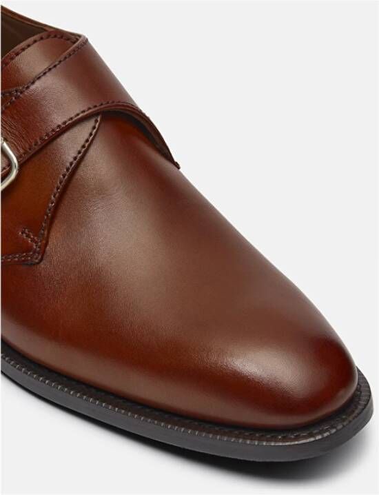 Lottusse Preston Monk Strap Gesp Brown Heren