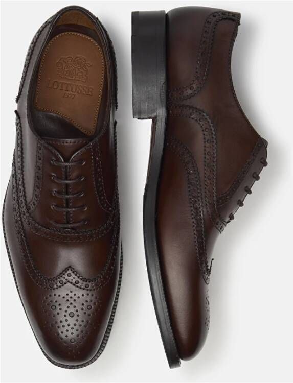 Lottusse Preston Oxford Pala Vega Trapado Brown Heren