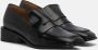 Lottusse Zwarte kalfshuid Paris Band Loafers Mocasin Banda Black Dames - Thumbnail 2