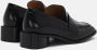 Lottusse Zwarte kalfshuid Paris Band Loafers Mocasin Banda Black Dames - Thumbnail 3