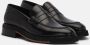 Lottusse Zwarte kalfsleren Lluch Band loafers mocassin Banda Black Heren - Thumbnail 2