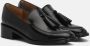 Lottusse Zwarte kalfsleren Pina Tassel Loafers Mocasin Borlas Black Dames - Thumbnail 2