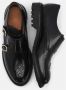 Lottusse Zwarte kalfsleren Walton dubbele gespschoenen Black Dames - Thumbnail 6