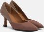 Lottusse Zwarte Lamsskin Carla Pumps Salon Brown Dames - Thumbnail 2