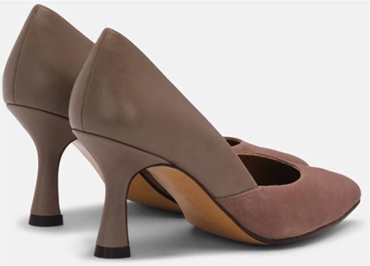 Lottusse Zwarte Lamsskin Carla Pumps Salon Brown Dames