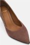 Lottusse Zwarte Lamsskin Carla Pumps Salon Brown Dames - Thumbnail 4