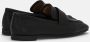 Lottusse Zwarte lamsskin Goya Drivers Loafers Mocasin Rijden Black Dames - Thumbnail 3