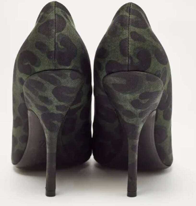 Louis Vuitton Vintage Pre-owned Canvas heels Green Dames