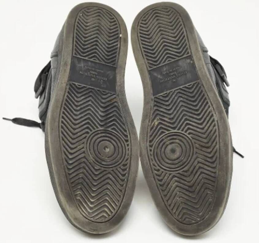 Louis Vuitton Vintage Pre-owned Canvas sneakers Black Dames