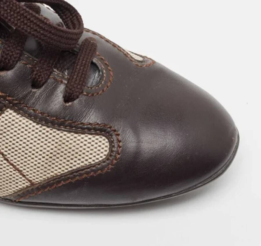 Louis Vuitton Vintage Pre-owned Canvas sneakers Brown Dames