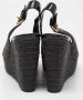 Louis Vuitton Vintage Pre-owned Denim sandals Black Dames - Thumbnail 5