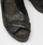 Louis Vuitton Vintage Pre-owned Denim sandals Black Dames - Thumbnail 7