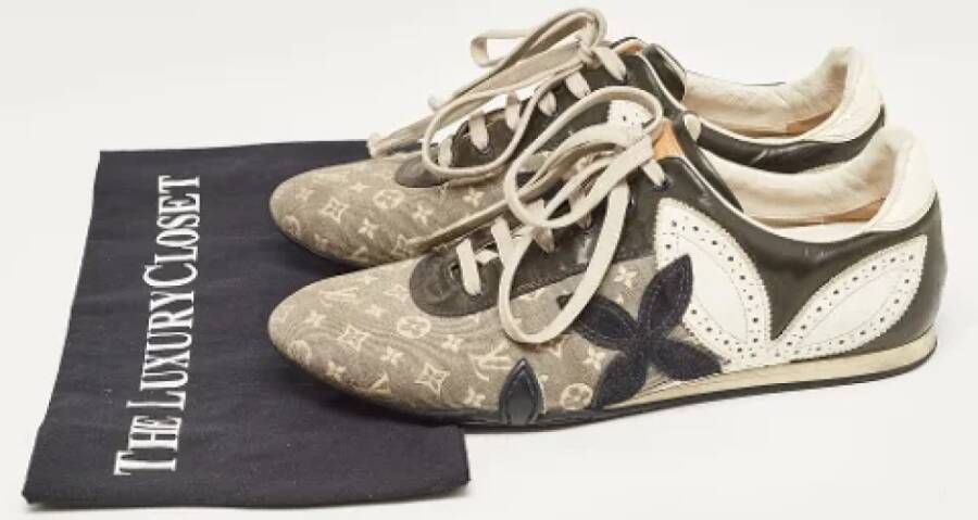 Louis Vuitton Vintage Pre-owned Denim sneakers Multicolor Dames
