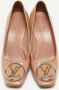 Louis Vuitton Vintage Pre-owned Leather heels Beige Dames - Thumbnail 3