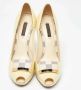 Louis Vuitton Vintage Pre-owned Leather heels Yellow Dames - Thumbnail 3