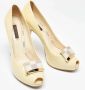 Louis Vuitton Vintage Pre-owned Leather heels Yellow Dames - Thumbnail 4