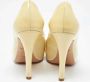 Louis Vuitton Vintage Pre-owned Leather heels Yellow Dames - Thumbnail 5