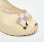 Louis Vuitton Vintage Pre-owned Leather heels Yellow Dames - Thumbnail 7