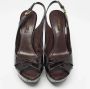 Louis Vuitton Vintage Pre-owned Leather sandals Black Dames - Thumbnail 3