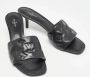 Louis Vuitton Vintage Pre-owned Leather sandals Black Dames - Thumbnail 4