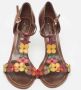 Louis Vuitton Vintage Pre-owned Leather sandals Brown Dames - Thumbnail 3