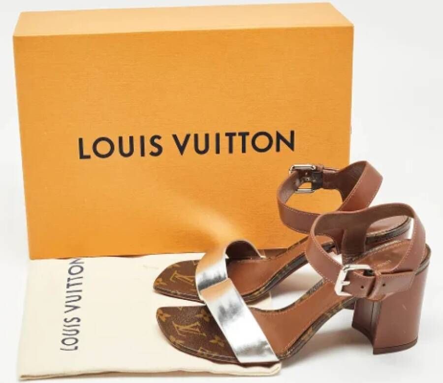 Louis Vuitton Vintage Pre-owned Leather sandals Multicolor Dames